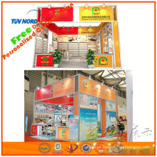 idéias da cabine da feira de comércio com o equipamento da exposição para a mostra de carro de shanghai